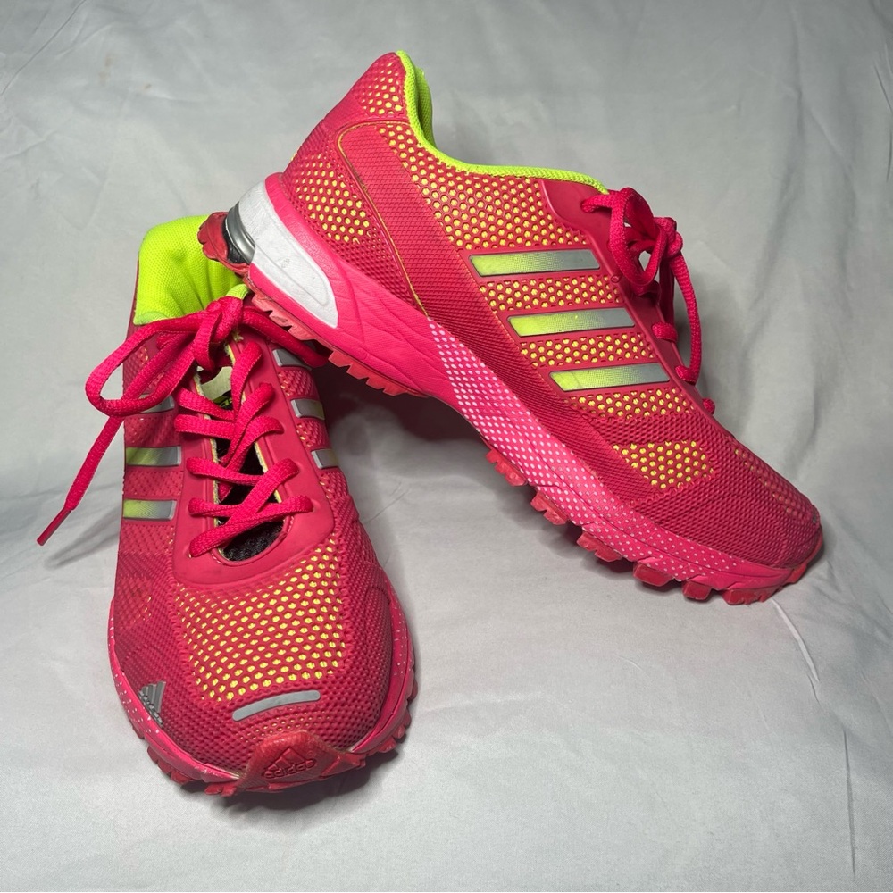 Adidas running shoe hot pink size 7.5